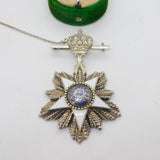 Kingdom of Egypt Sterling Silver Enamel 'Order of the Nile' Commander Medal Antique 1923