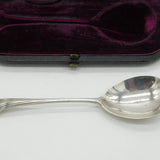 Victorian Boxed Sterling Silver Bachelors Tea Cutlery Set Antique 1880 London