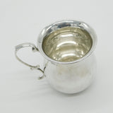 Sterling Silver Christening Cup or Mug Antique 1924 Chester Antique Art Deco