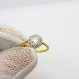 Victorian 18ct Gold & 0.75ct Old European Cut Diamond Daisy Cluster Ring c1890