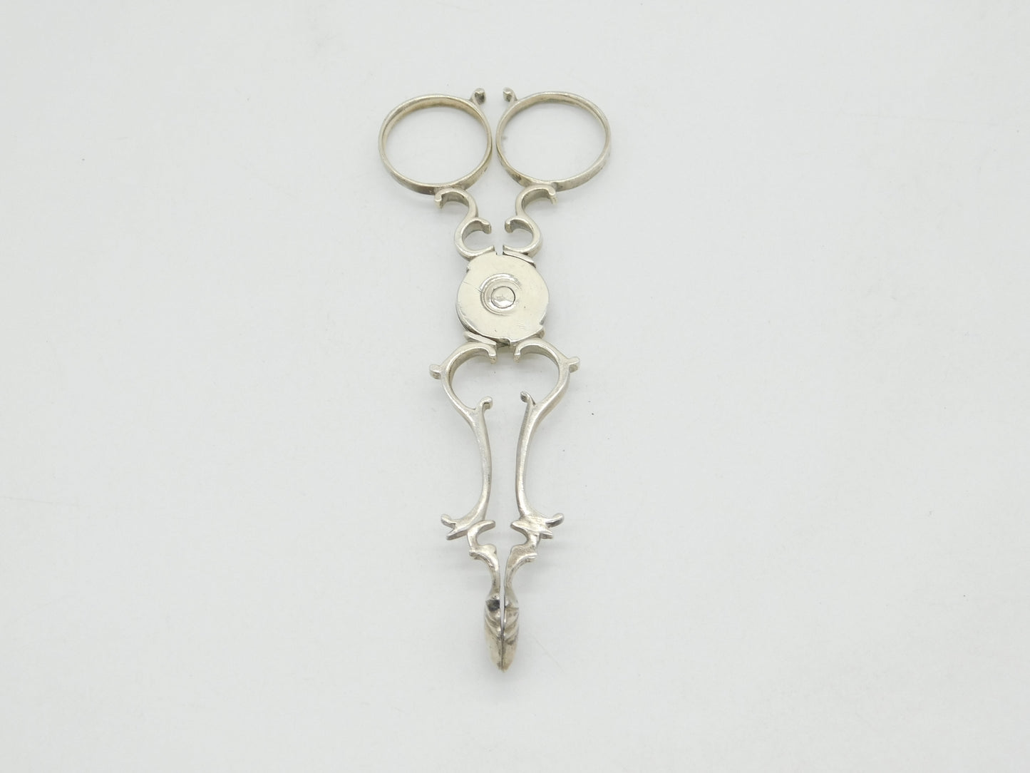 George III Sterling Silver Floral Pattern Sugar Nips Antique c1770