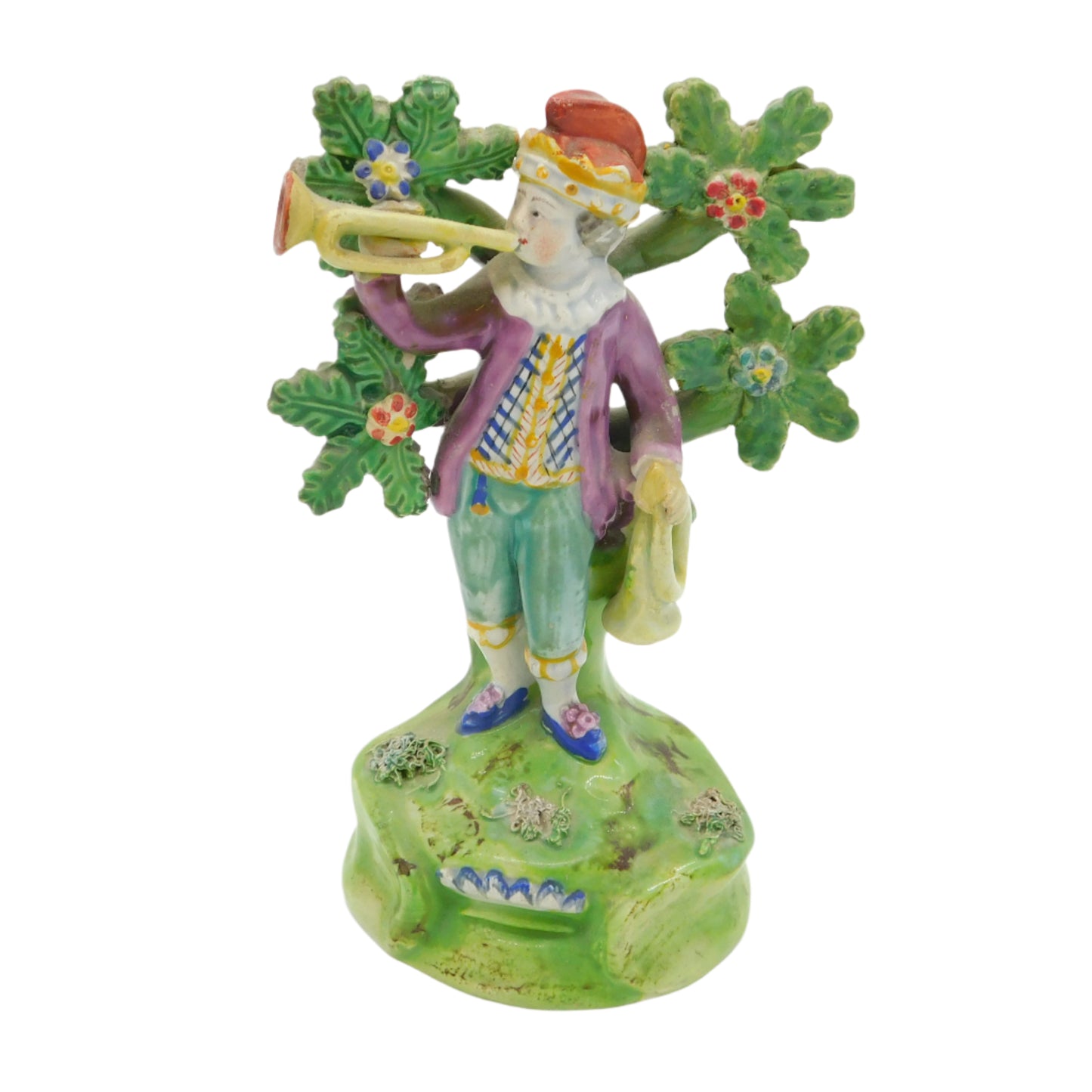 Antique Staffordshire Walton Bocage Showman Figure