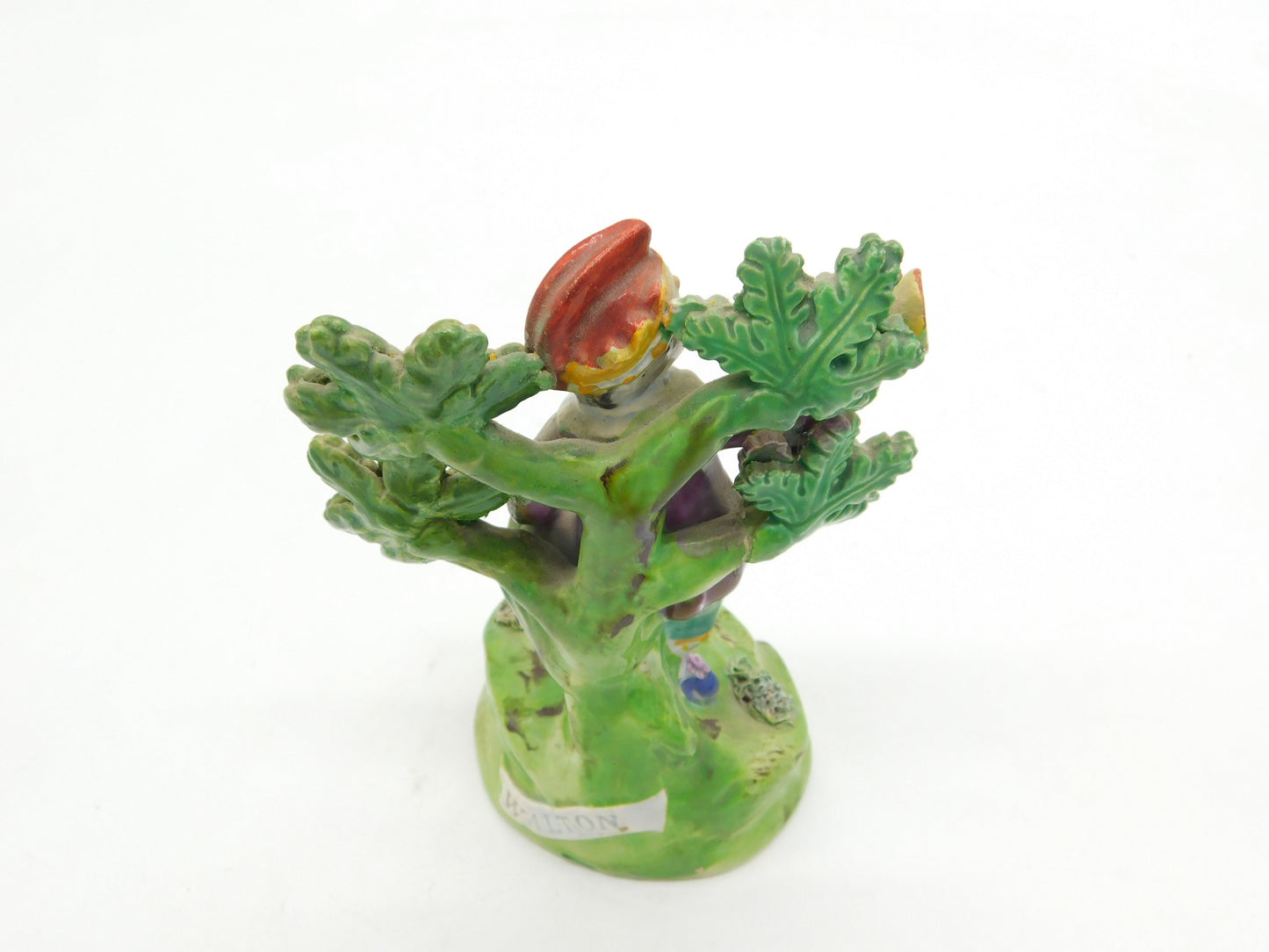 George III Staffordshire Walton Bocage Figure of Trumpet Showman Antique c1820