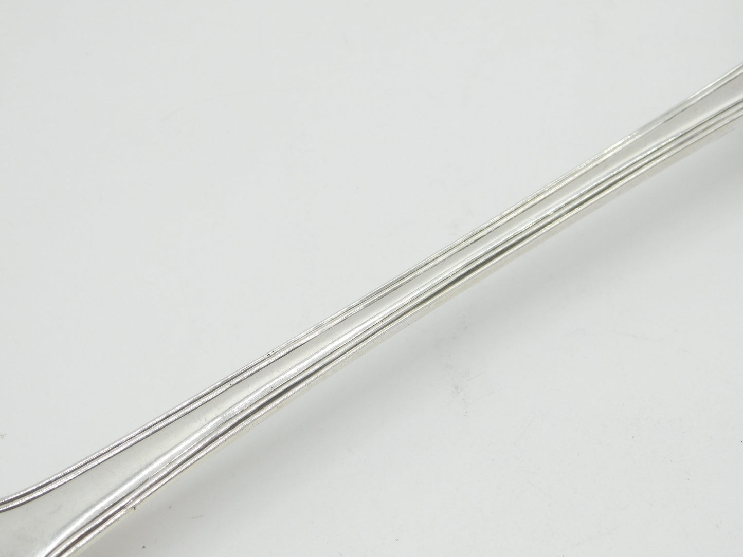 George II Sterling Silver Armorial Crest Basting Spoon Antique c1750 London