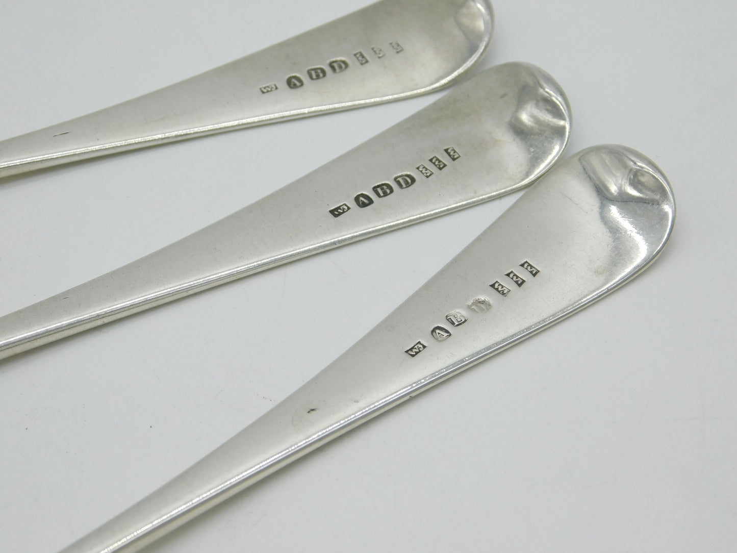 Aberdeen Scottish George III Sterling Silver Serving Spoon Set Antique c1800