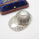 Sterling Silver Jockey Riding Hat Tea Caddy Spoon 1981 Sheffield Vintage