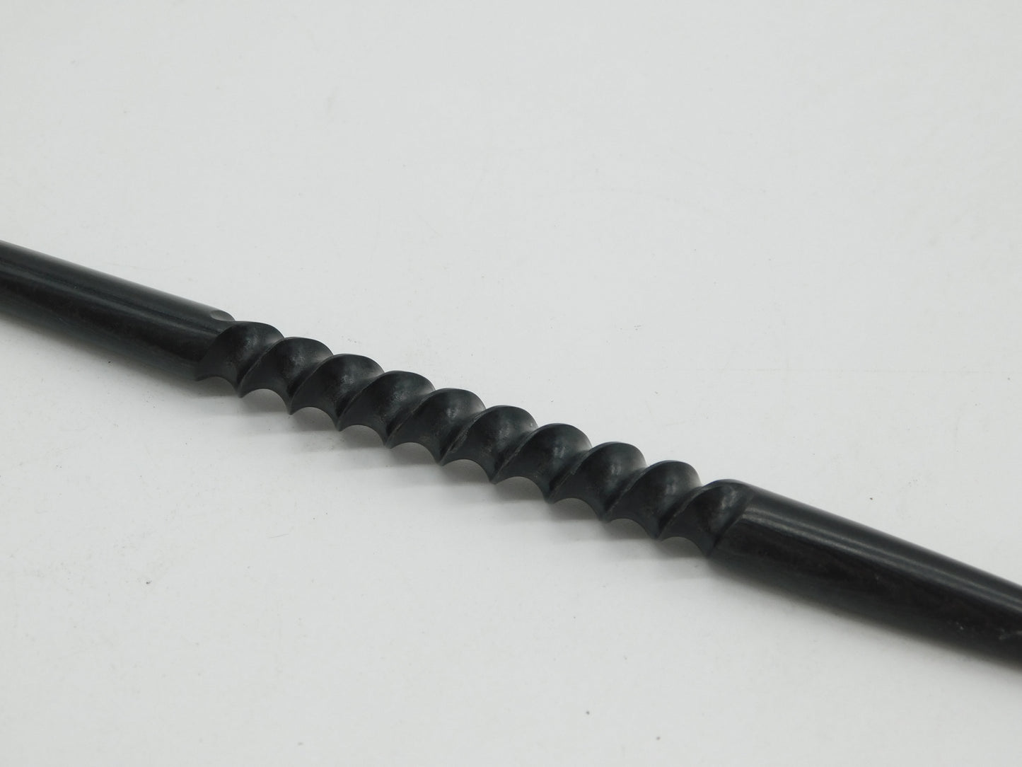 Sterling Silver Georgian Style Ebony Handled Toddy Ladle Vintage 1975 Sheffield