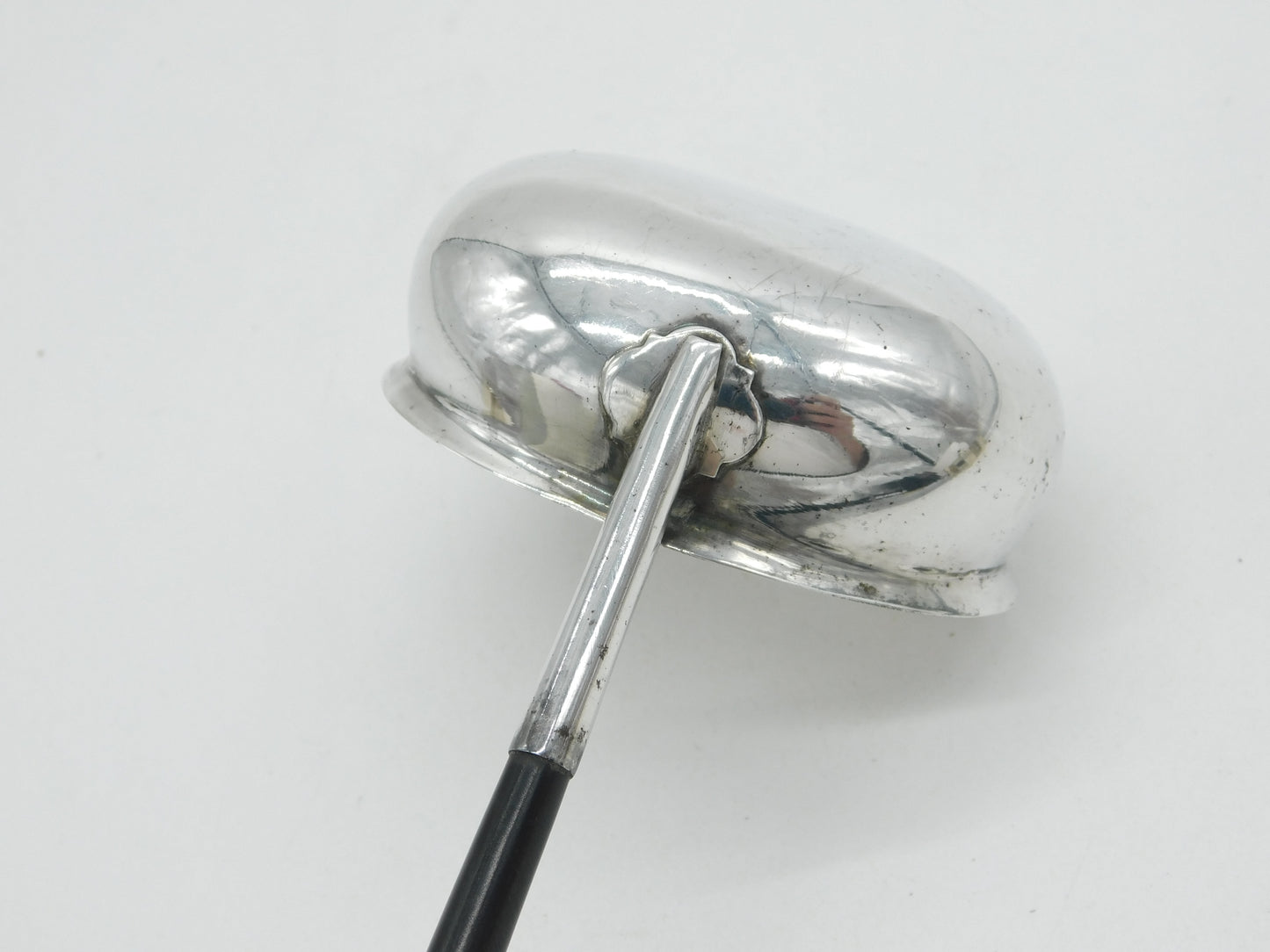 Sterling Silver Georgian Style Ebony Handled Toddy Ladle Vintage 1975 Sheffield