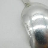 Sterling Silver Scottish Thistle Form Inverness Souvenir Tea Caddy Spoon Antique 1928 Birmingham