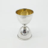 Sterling Silver Double Ended Shot Measure Antique 1921 Chester Art Deco