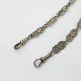 Victorian Art Nouveau Silver Plated Fairy & Mythic Beast Sewing Chatelaine c1880