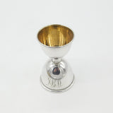 Sterling Silver Double Ended Shot Measure Antique 1921 Chester Art Deco