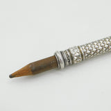 Victorian Art Nouveau Silver Plated Multi-Tool Sewing Chatelaine Antique c1890