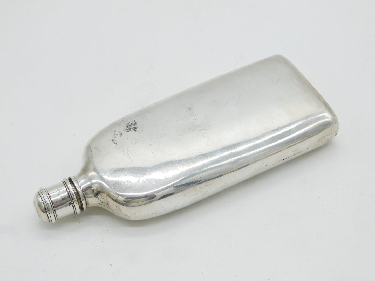 Sterling Silver Beaufort Hunt Hip Flask Belonging to Mr Will Long Antique c1850