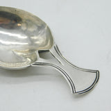 George III Sterling Silver Heart Shaped Tea Caddy Spoon Antique 1807 Birmingham