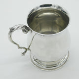 Sterling Silver Baluster Christening Mug Tankard 1977 Birmingham Vintage