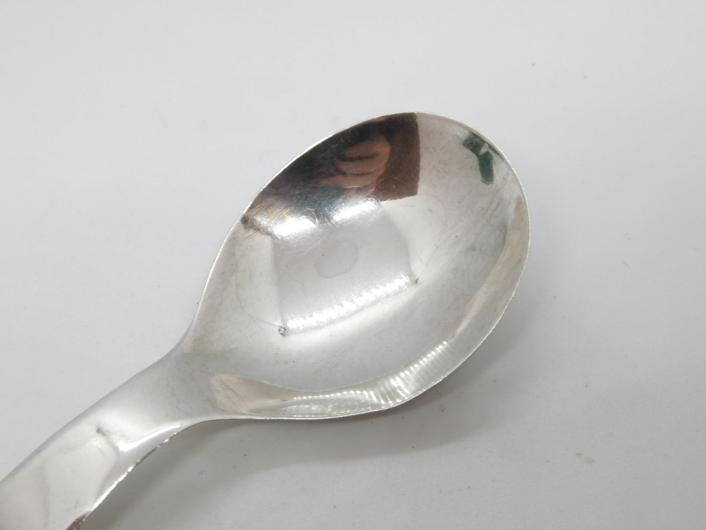 George III Sterling Silver Minimal Tea Caddy Spoon Antique 1808 Birmingham