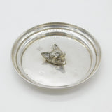 Sterling SIlver Fox Mask Ashtray VWH Hunt Service Engraving Vintage 1973
