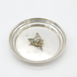 Sterling SIlver Fox Mask Ashtray VWH Hunt Service Engraving Vintage 1973