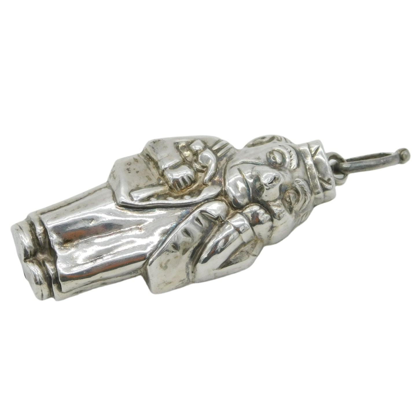 Antique Silver Scottish Baby Rattle