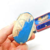 Early Victorian Jockey Riding Cap Hat Pin Cushion With Pins Antique c1850