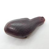Victorian Cased Meerschaum Block Amber Novelty Fox Pipe Antique c1860