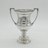 Sterling Silver Celtic Pattern Trophy Cup Antique 1930 Sheffield Art Deco