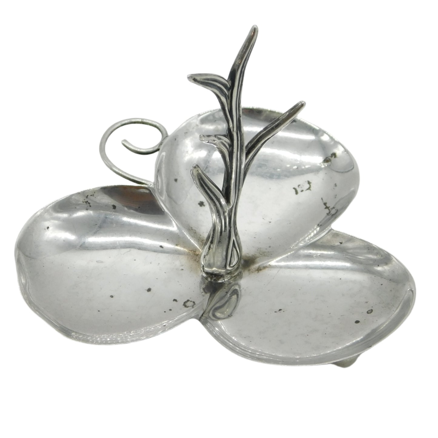Antique Silver Ring Tree Dish