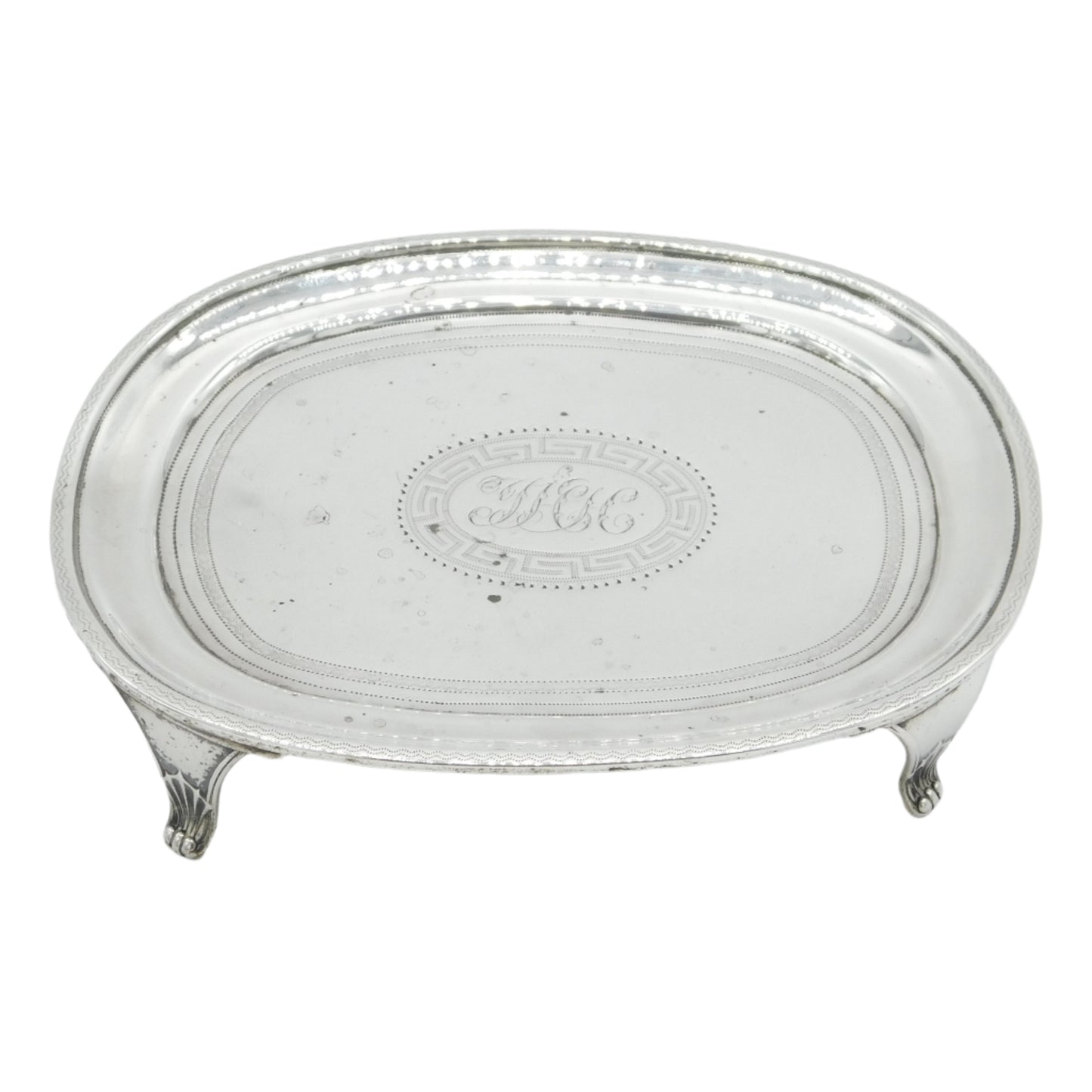 antique georgian silver teapot stand