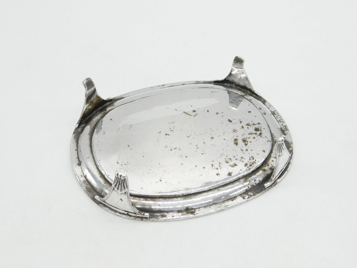 George III Sterling Silver 'JHH' Monogram Teapot Stand Antique 1807 London