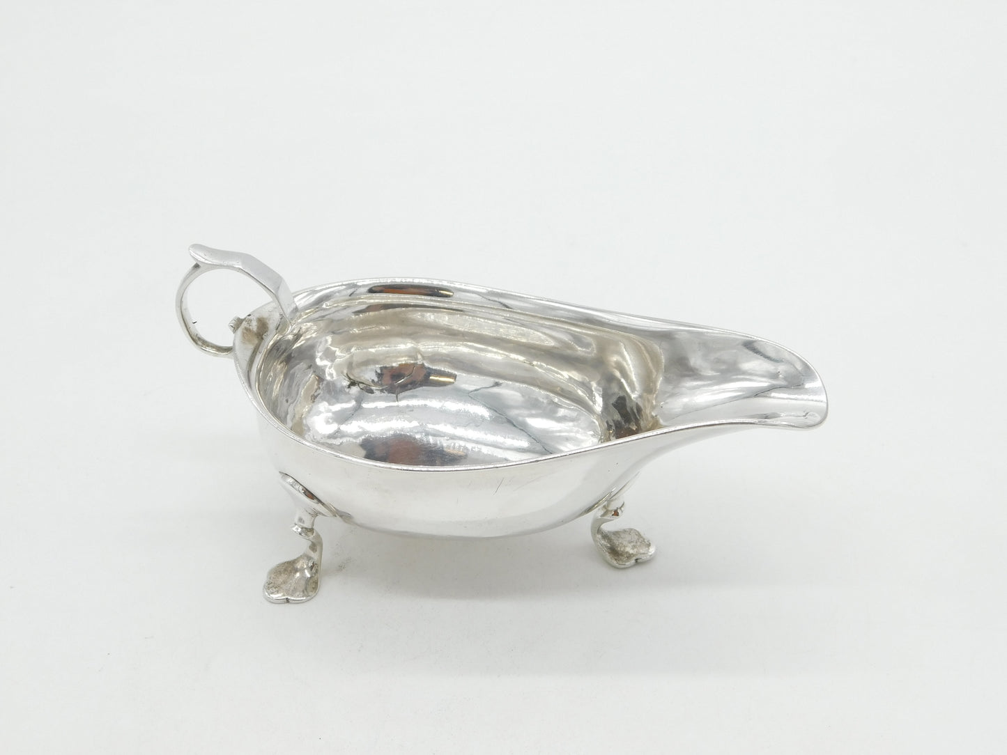 George III Sterling Silver Boat Form Cream Jug Antique 1797 London