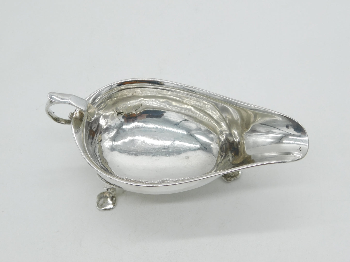 George III Sterling Silver Boat Form Cream Jug Antique 1797 London