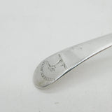 George II Sterling Silver 'Without Fear' Crested Sugar Caster Antique c1740