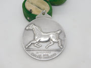 Sterling Silver Hackney Horse Society Medal Antique 1922 Birmingham Art Deco