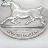 Sterling Silver Hackney Horse Society Medal Antique 1922 Birmingham Art Deco