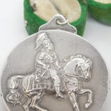 Sterling Silver Hackney Horse Society Medal Antique 1922 Birmingham Art Deco