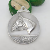 Sterling Silver Hackney Horse Society Medal Antique 1924 Birmingham Art Deco