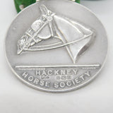 Sterling Silver Hackney Horse Society Medal Antique 1924 Birmingham Art Deco