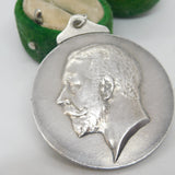 Sterling Silver Hackney Horse Society Medal Antique 1924 Birmingham Art Deco