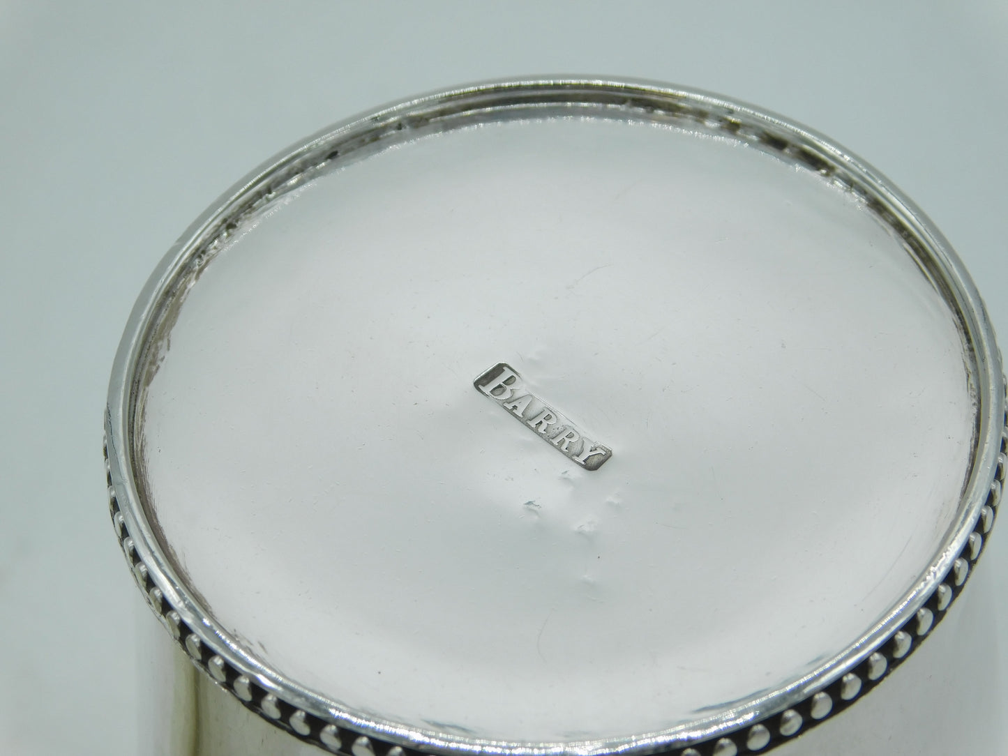 18th Century Pair of American Sterling Silver Beakers Antique by Standish Barry c1790 (Baltimore)