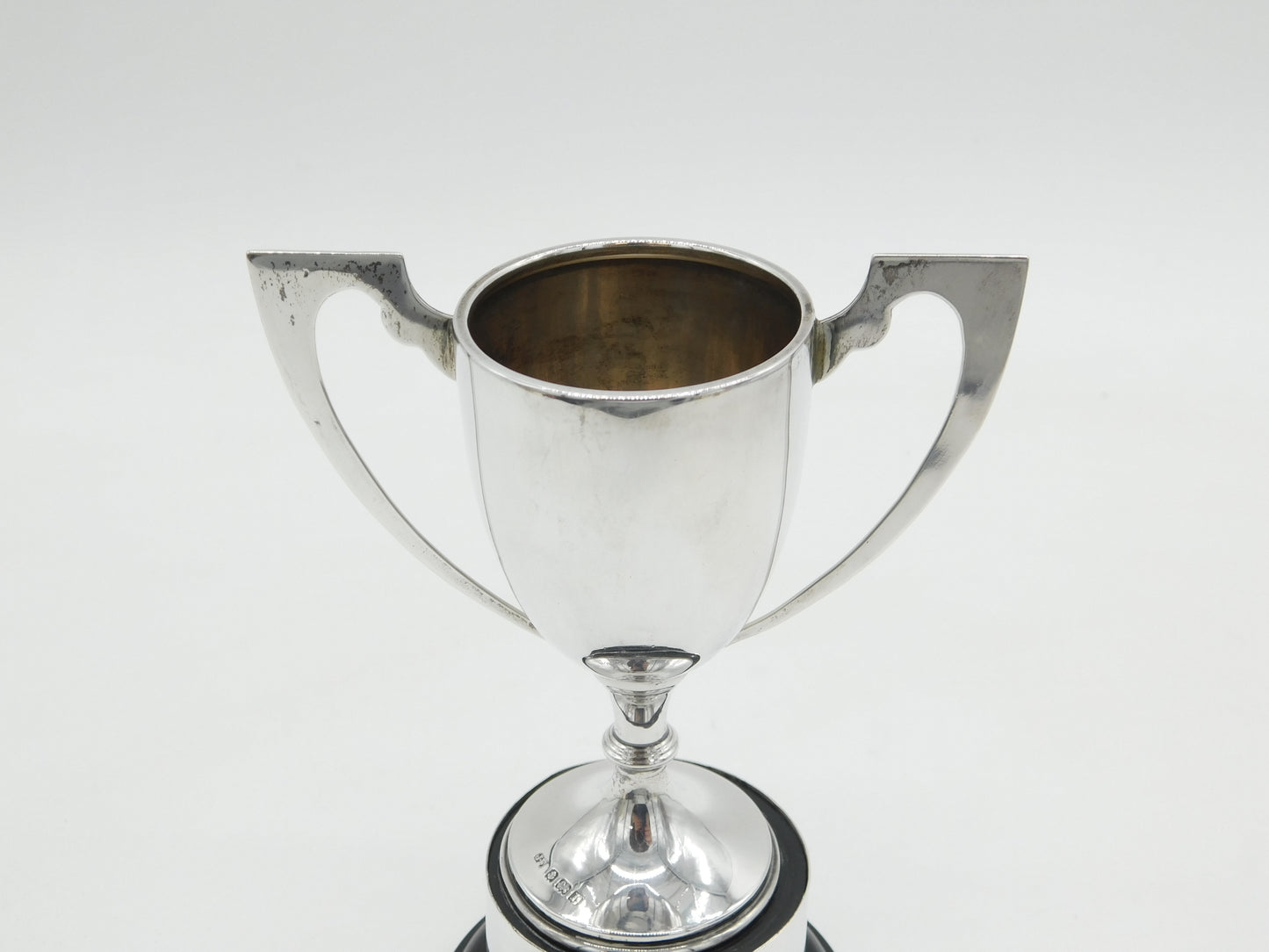 Sterling Silver Sporting Trophy Cup on Base Antique 1935 Birmingham