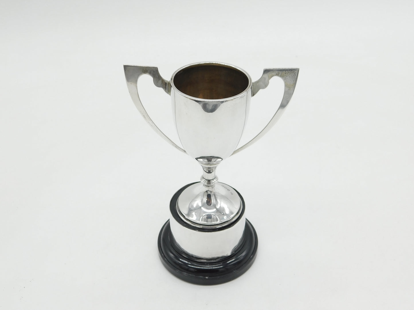 Sterling Silver Sporting Trophy Cup on Base Antique 1935 Birmingham