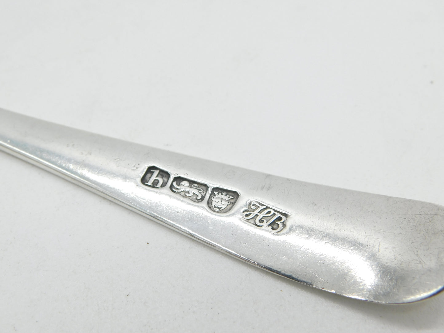 Hester Bateman George III Sterling Silver Serving Spoon Antique 1783 London