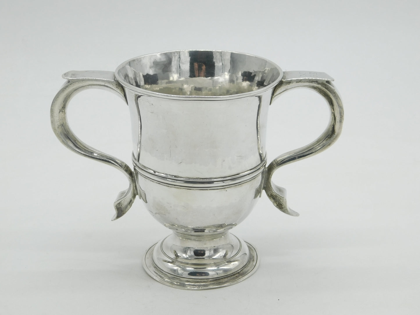 George III Sterling Silver Loving Cup Engraved Antique 1775 London Thomas Wallis