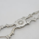 George II Sterling Silver Shell Bowl Sugar Nips Antique c1750 Bright Cut
