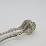 George II Sterling Silver Shell Bowl Sugar Nips Antique c1750 Bright Cut