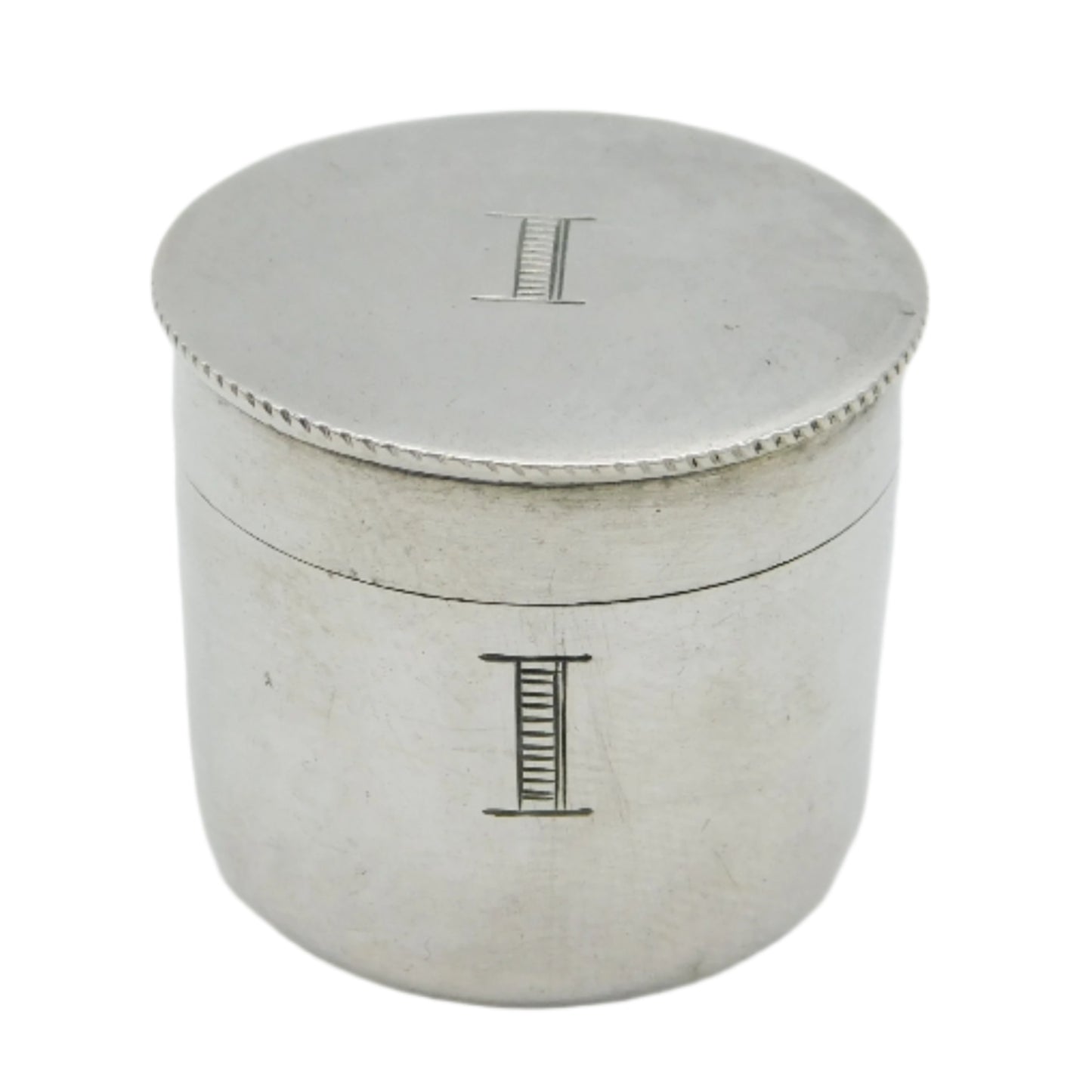 Sterling Silver Ecclesiastical Communion Pyx Box or Wafer Box Antique 1934 London