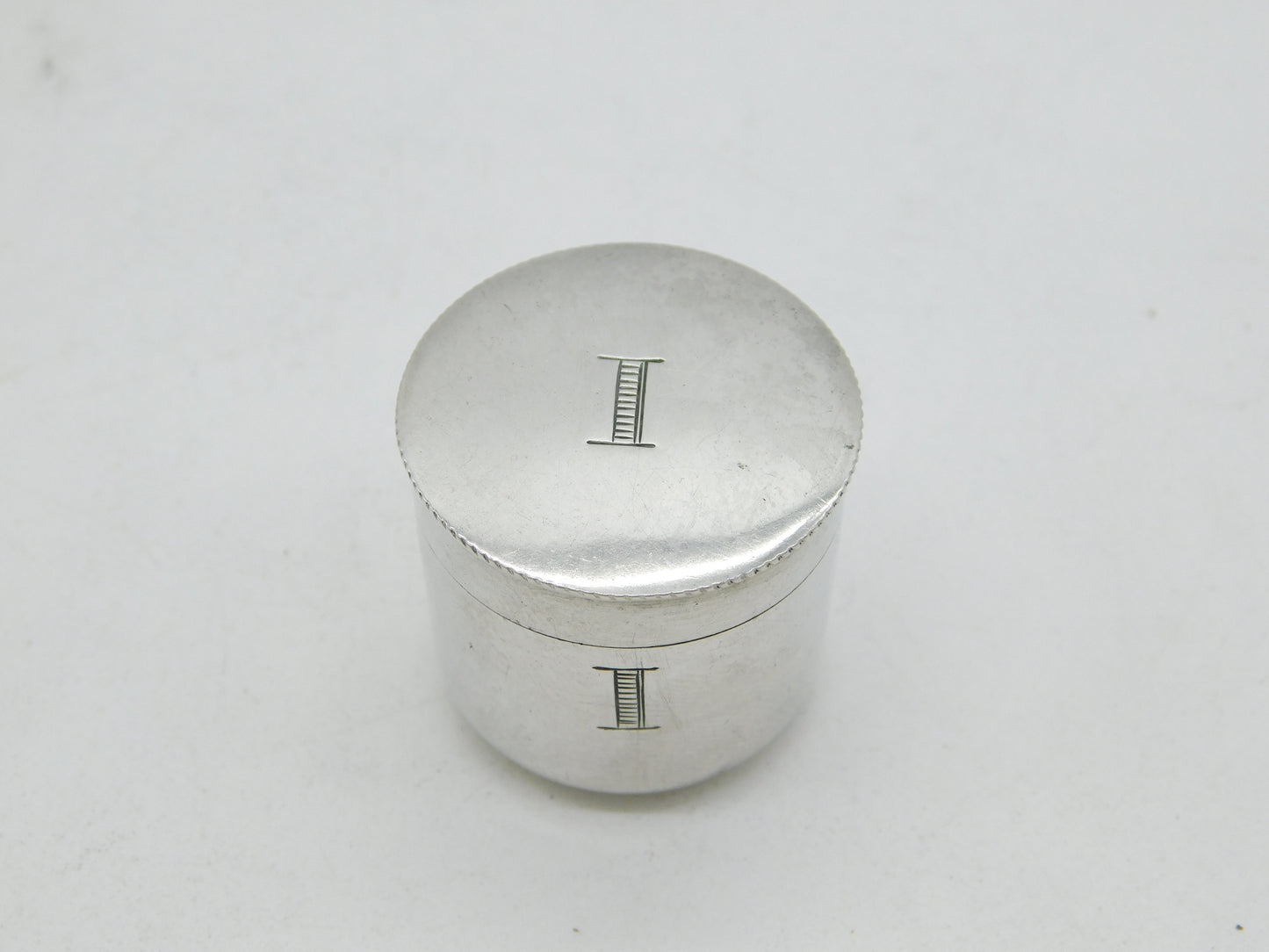 Sterling Silver Ecclesiastical Communion Pyx Box or Wafer Box Antique 1934 London