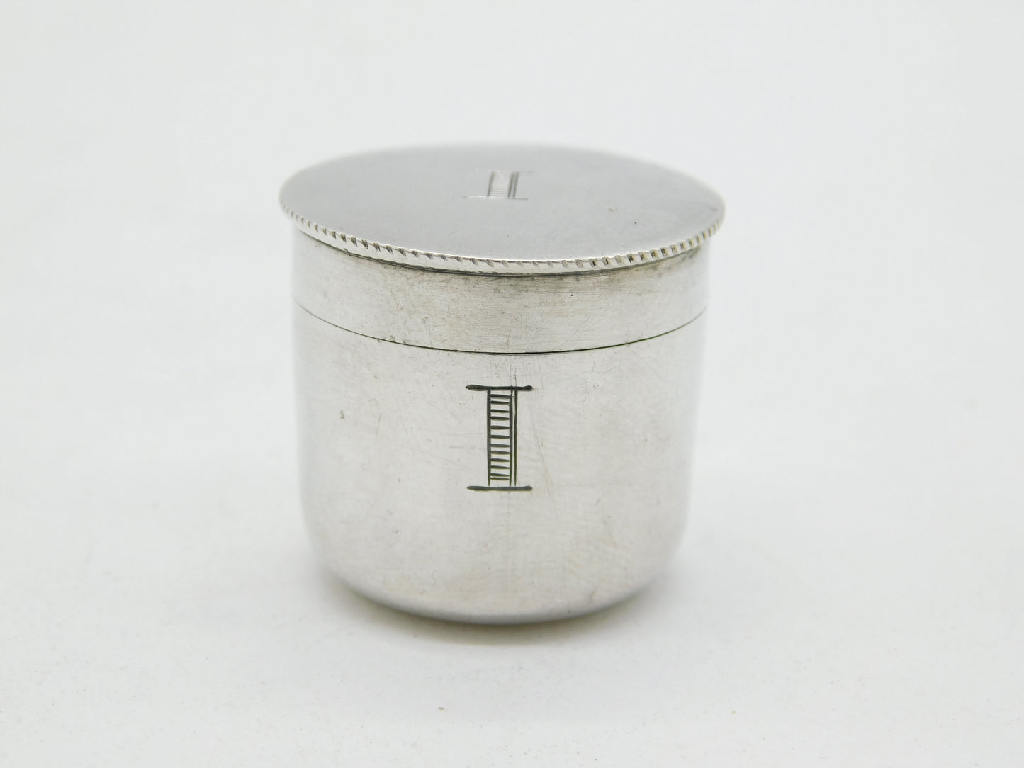 Sterling Silver Ecclesiastical Communion Pyx Box or Wafer Box Antique 1934 London