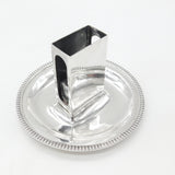 Sterling Silver Ashtray with Matchbox Holder Antique 1926 London Art Deco